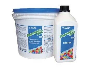 Průmyslové lepidlo Mapei MAPEGUM EPX - SOUPRAVA A+B Dvousložková epoxidová pryskyřice 10KG - 229111/229511