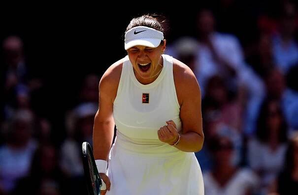 Wimbledon: Amanda Anisimova upsets Aryna Sabalenka in nerve-wracking semifinal