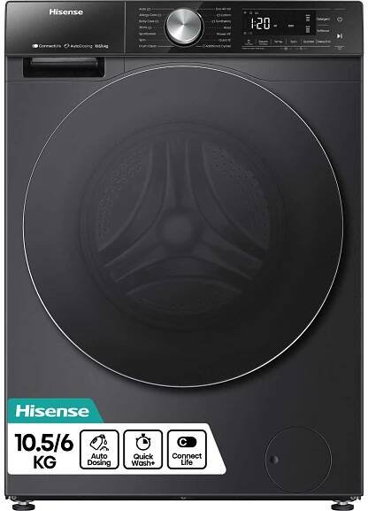 WD5S1045BB 5S Series 10Kg / 6Kg Washer Dryer with AutoDose - Black