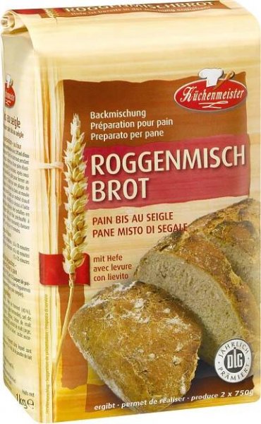 Küchenmeister směs na pečení smíšeného žitného chleba 1 kg Obrázek produktu 