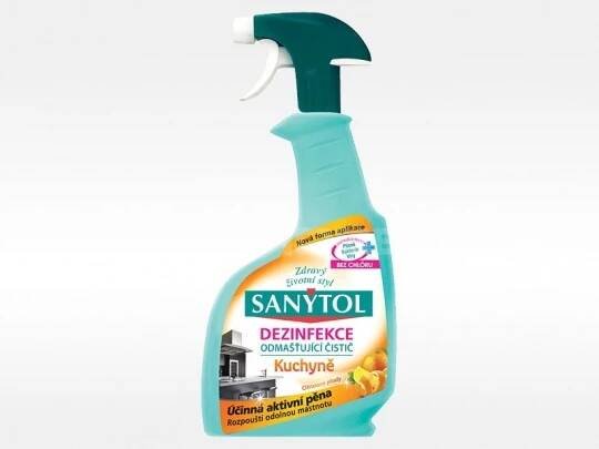 Sanytol universální dezinfekce 500 ml, vůně grapefruitu-kuchyně