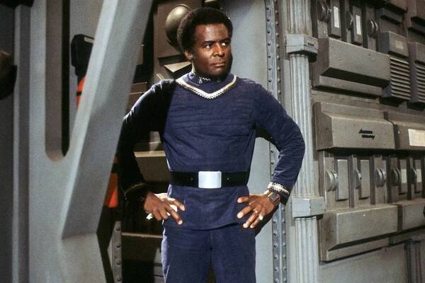 Terry Carter as Colonel Tigh on 'Battlestar Galactica'