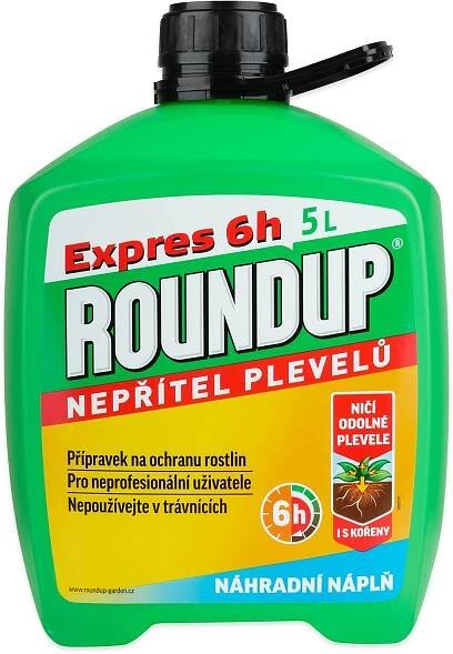 ROUNDUP EXPRES postřik 6h 5 l náhradní náplň 290 Kč