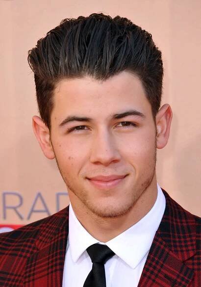 Nick Jonas's Slicked Back