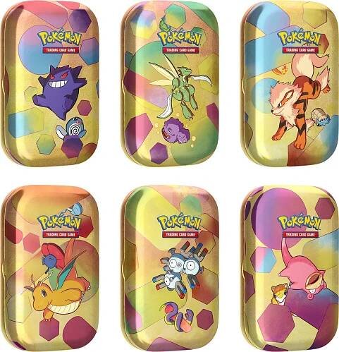 Pokémon TCG Scarlet and Violet 151 Mini Tin set plechovka s kartami a mincí mix motivů