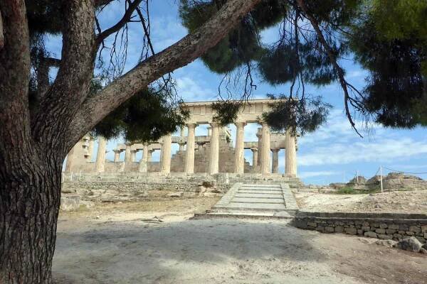 Temple of Aphaia on Aegina Island, Greece