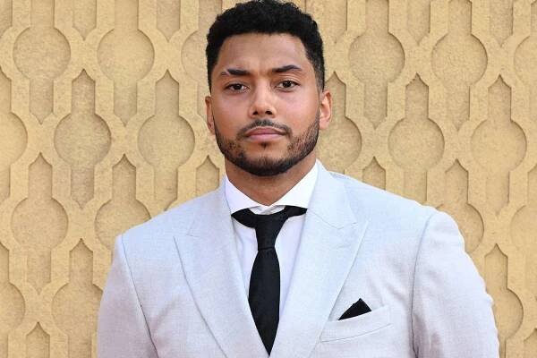 Chance Perdomo attends the "Indiana Jones And The Dial Of Destiny" UK Premiere at Cineworld Leicester Square on June 26, 2023 in London, England. 