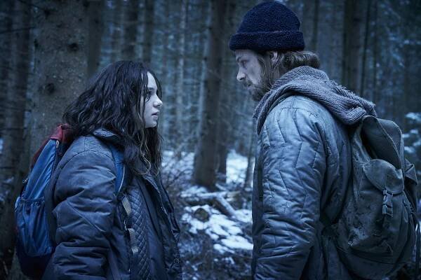 Esme Creed-Miles and Joel Kinnaman are constantly on the run in the new Amazon series "Hanna."