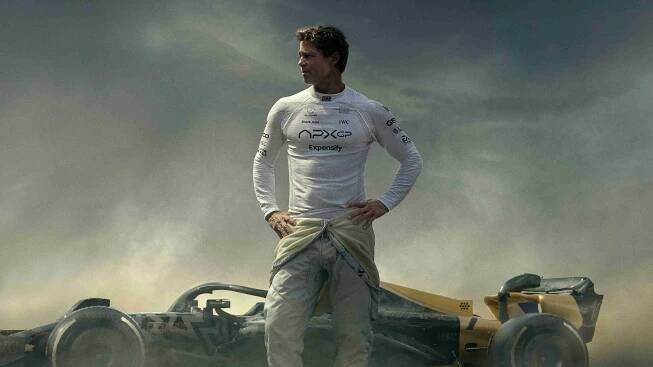 F1 - Brad Pitt v kokpitu formule 1 ve filmu od režiséra Top Gun: Maverick