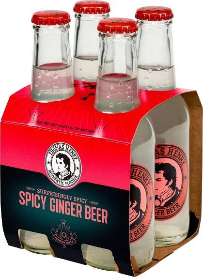 Thomas Henry Ginger Beer 4x 200 ml od 104 Kč