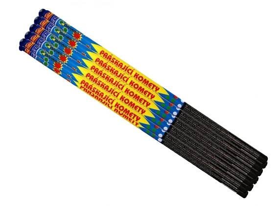 Římská svíce PRASKAJÍCÍ KOMETY 20 ran 10mm 12ks