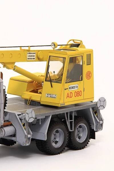 Praga V3S AD 080 - automobilový jeřáb (RW)