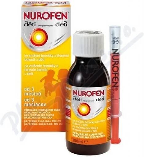 NUROFEN pro děti - perorální suspense 100ml