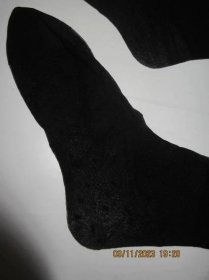 punčochy samodržící s ozdobným lemem-krajka černé vzor puntíky s patou - Dámské oblečení