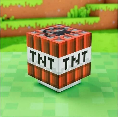 Minecraft - TNT - lampa dekorativní