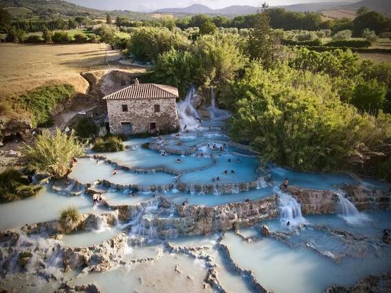 Saturnia hot spring in Tuscany: wellness, nature, and peace!