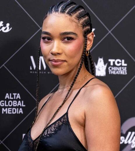 Alexandra Shipp attends the 20th Annual HollyShorts Film Festival Opening Night Red Carpet at the TCL Chinese Theatre on August 08, 2024 in Hollywood, California.