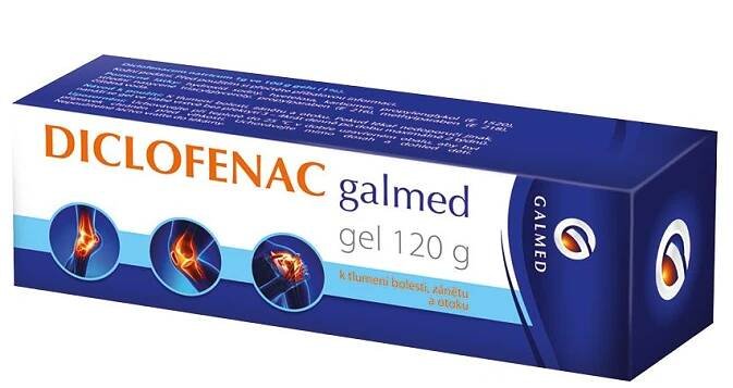 Galmed Diclofenac 10 mg/g gel 120 g