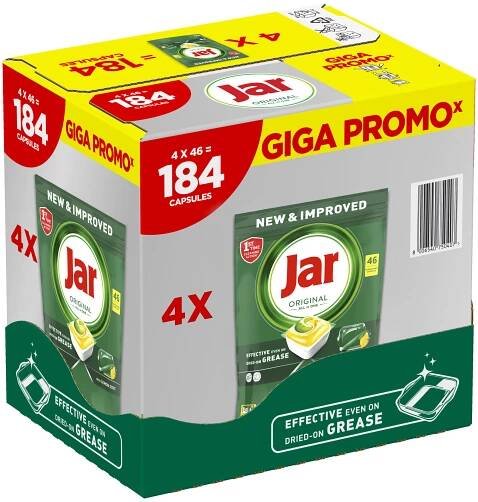 Jar Original Lemon kapsle do myčky box 184 ks