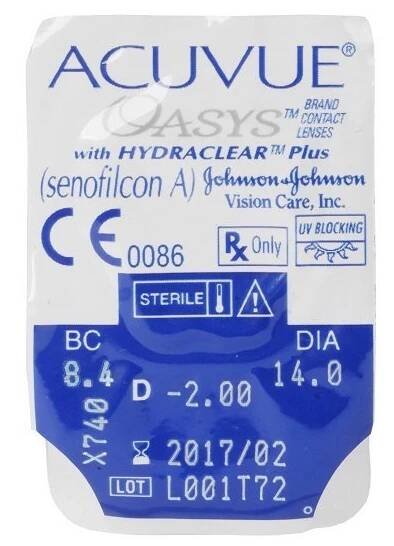 ACUVUE OASYS with Hydraclear Plus