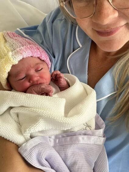 Married At First Sight star Rozz Darlington gives birth and shares newborn's first pic and name