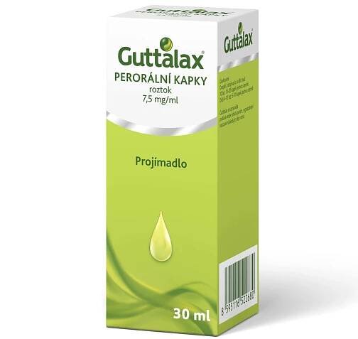 Guttalax 7,5 mg/ml kapky 30 ml cena od 145 Kč