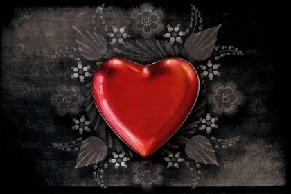 srdce, Romantika, tvar, červená, láska, emócie, grafika