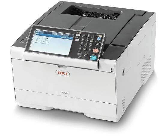 Oki C542dn, A4 30ppm, 1200dpi, 1GB RAM, PCL + PS, USB 2.0 + LAN, duplex, sXP