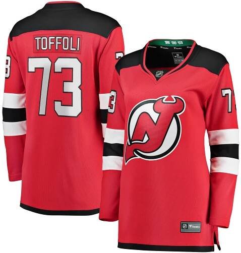 Luke Hughes New Jersey Devils Fanatics Women's Home Breakaway Player Jersey - Red