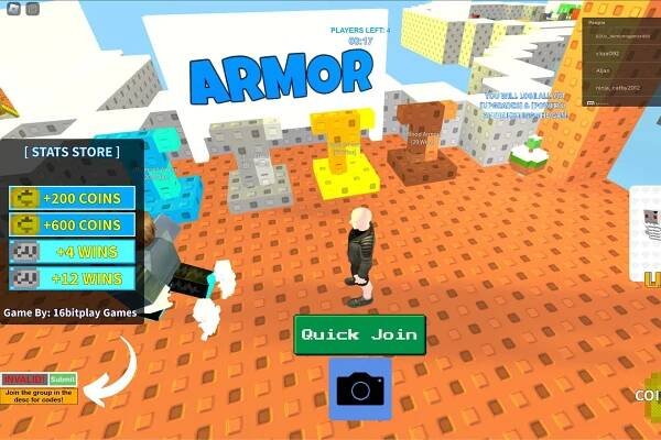 The invalid error message in the game (Image via Roblox|Sportskeeda)