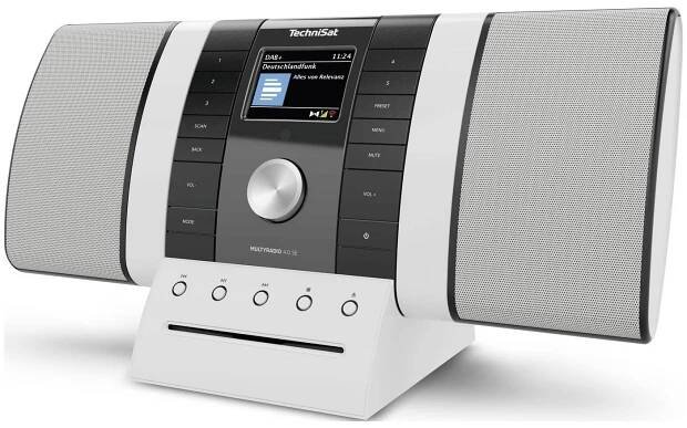 TechniSat MULTYRADIO 4.0 SE, schwarz/weiß 0001/3983 internetové stolní rádio, DAB+, FM, černá, bílá