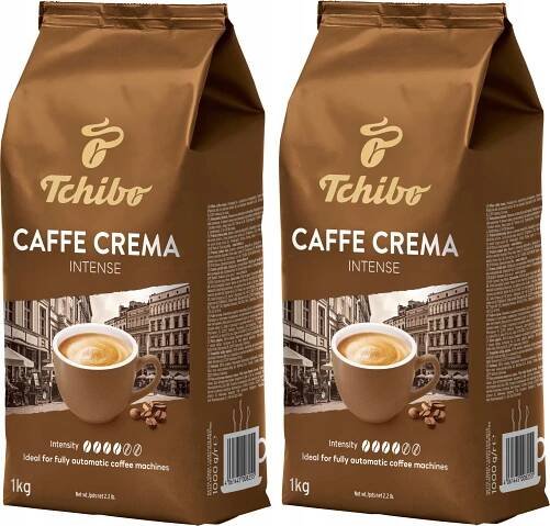 Káva zrnková Tchibo Caffe Crema Intense 2 x 1 kg