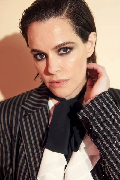 Emily Hampshire at an event for Fitting In (2023)