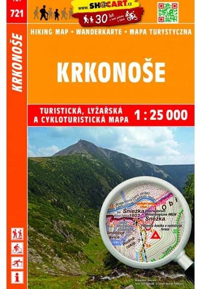 TURISTICKÁ MAPA KRKONOŠE