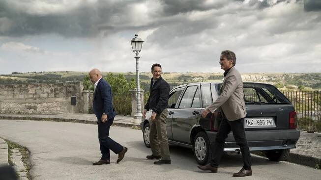 Komisař Montalbano - Série 14 - Milovaný Salvo, Livie moje - Z filmu - Luca Zingaretti, Peppino Mazzotta, Cesare Bocci