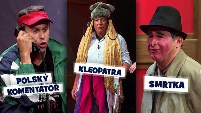 Partička: Párty - Fanatický polský sportovní komentátor, Kleopatra a Smrtka