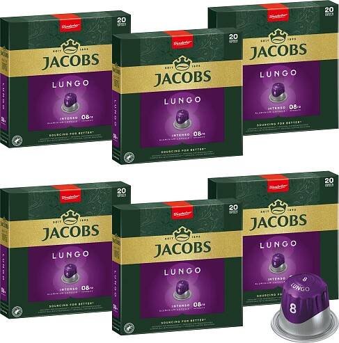 Jacobs Kapsle pro Nespresso Lungo 120 ks