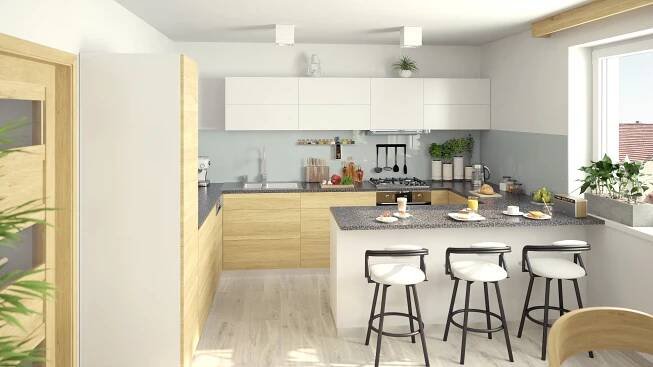Novostavba bytu 3+kk, 98,13 + park. stání, Nové Strašecí, 7 457 880 Kč