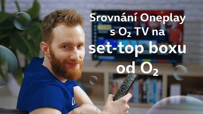 Srovnání Oneplay s O2 TV na set-top boxu od O2