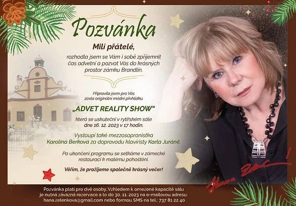 Hana Zelenková - módní návrhářka