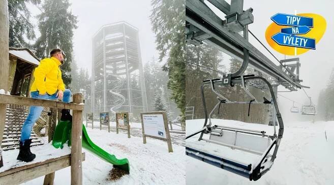 Skiareál Lipno: Z pozvolných sjezdovek na Stezku korunami stromů