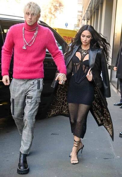 Newly Engaged Machine Gun Kelly and Megan Fox Step Out in Milan, Plus Will Smith, Hailey Bieber and More