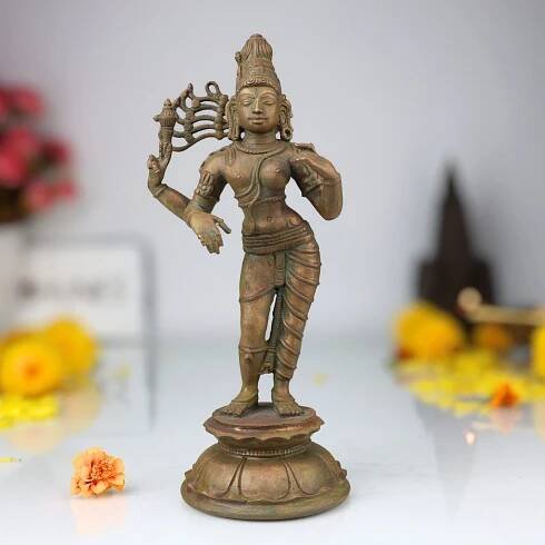 ardhanari shiva-parvati murti