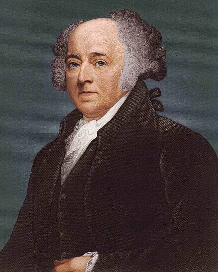 circa 1790: John Adams (1735 - 1826)