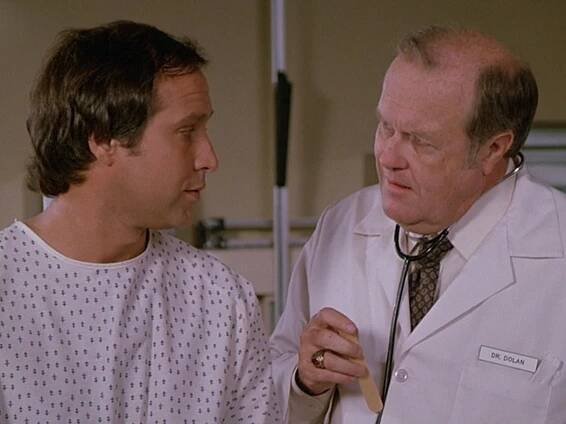 M. Emmet Walsh a Chevy Chase ve filmu Fletch, 1985 - M. Emmet Walsh (3/5)