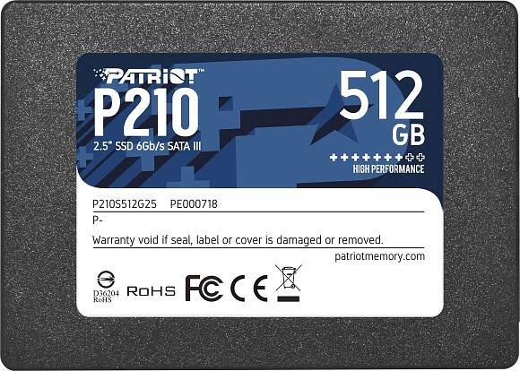 Patriot P210 512 GB (P210S512G25) 512 GB od 670 Kč