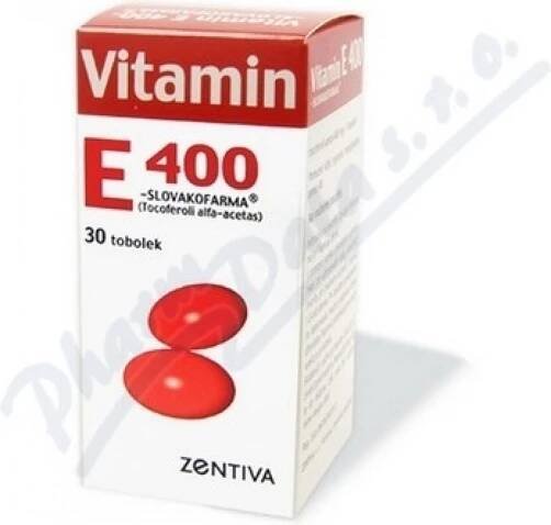 VITAMIN E ZENTIVA POR 400MG CPS MOL 30 II