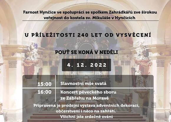 Pouť u příležitosti 240 let od vysvěcení kostela - Oficiální stránky města Město Albrechtice