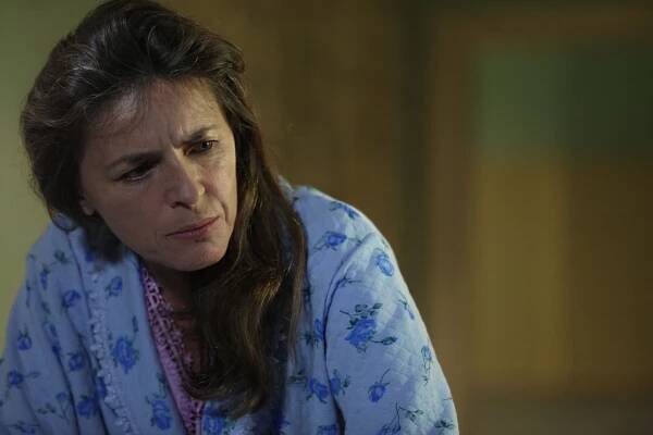 Mira Furlan on the set of Cirkus Columbia (2010).