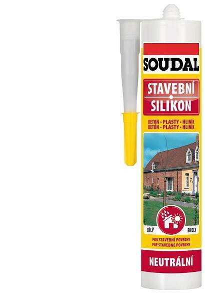 SOUDAL Stavebný silikón, transparentný, 300ml